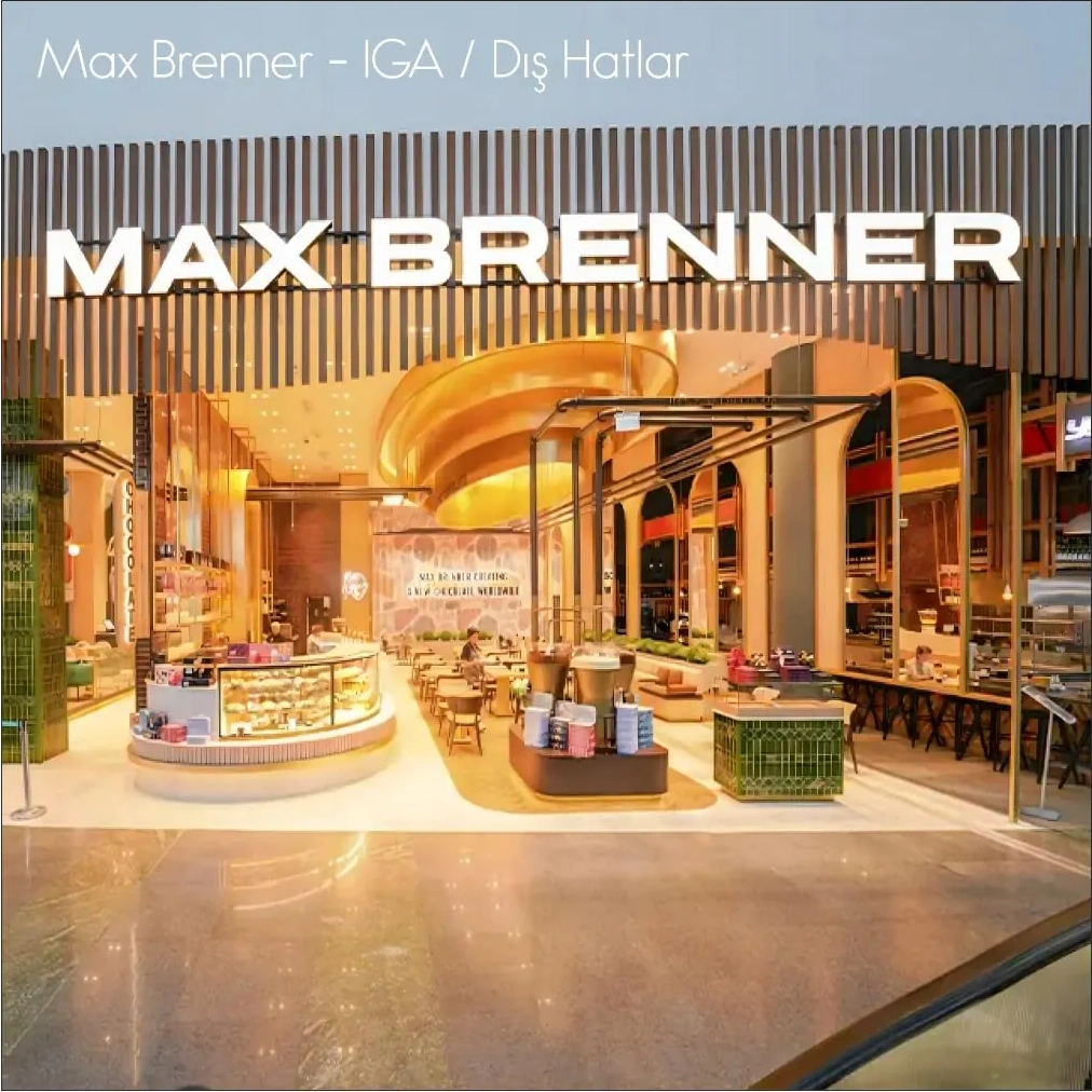 Max Brenner - İGA Dış Hatlar proje çalışması